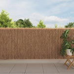 Brushwood Fence Brown 400 x 125 cm Brushwood 42006514