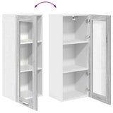 Hanging Cabinet Grey Sonoma 40 x 31 x 100 cm Engineered Wood 884383