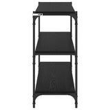 Book Cabinet Black oak 100 x 33 x 70.5 cm Engineered wood 881116