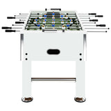 Football Table Steel 60 kg 140x74.5x87.5 cm White 92501