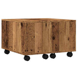 Coffee Table Old Wood 60x60x38 cm Engineered Wood 856548