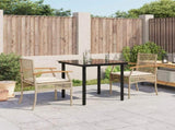 Garden Dining Set Beige, Black, Cream white 3213631