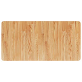 Basin Shelf Wall Mounted Steel and Solid Wood Oak 3302399