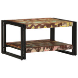 Coffee Table Multicolour 70x50x38 cm Solid Wood Reclaimed 4102720