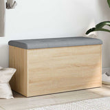 Storage Bench Sonoma Oak 82x42x45 cm Engineered Wood 835049