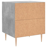 Bedside Cabinet Concrete Grey 40x35x47.5 cm Engineered Wood 827284