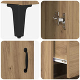Highboard Artisan Oak 69.5 x 34 x 180 cm Engineered Wood 3416018