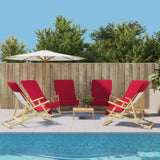 Beach Towels 6 pcs Burgundy 60x135 cm Fabric 400 GSM 3157057