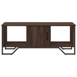 ZNTS Coffee Table Brown Oak 100x51x40 cm Engineered Wood 848493