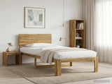 Single Bed Frame with Headboard ROSTOCK White 100 x 200 cm 903334