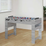 Foosball Table Grey Sonoma 125 x 60.5 x 80 cm Engineered Wood 858889