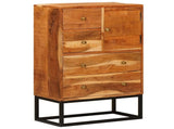 Chest of Drawer Natural 55 x 30 x 90 cm Solid Acacia Wood 4104616