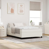 Platform Bed Frame Cream 140 x 200 cm Fabric 3337414