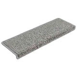 Stair Mats 20 pcs 65x21x4 cm Grey Rectangular Edge 3365851