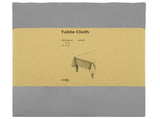 Table Cloth 5 pcs Rectangular Light Grey 140 x 160 cm Polyester 42040213
