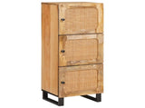 Highboard with Storage Brown 90 x 33 x 75 cm Solid Mango Wood 4018073