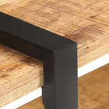 TV Cabinet 90x40x40 cm Rough Mango Wood 320493