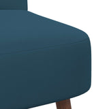 Slipper Chair Blue Velvet 42050521