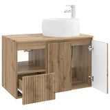 Bathroom Furniture Set 2 pcs Artisan Oak Engineered Wood 3404103
