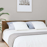 Bed Headboard Brown Oak 200x1.5x80 cm Engineered Wood 816978
