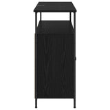 Sideboard Black Oak 100 x 35 x 80 cm Engineered Wood 882817