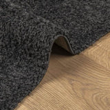 Shaggy Rug PAMPLONA High Pile Modern Anthracite 160x230 cm 375193