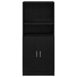 Kitchen Cabinet Black 57x41.5x131.5 cm Engineered Wood 860122