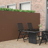Garden Fence Double-Sided Brown 1.8x3 m PVC 42002621