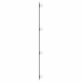 Wall Mirror with LED Lights 30x80 cm Glass Rectangle 3189150