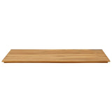 Table Top 120 x 70 x 3.5 cm Rectangular Solid Teak Wood Natural 42033159