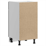 Kitchen Base Cabinet Porto Black Engineered Wood 853948