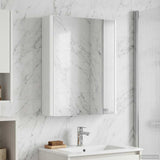 Bathroom Mirror Cabinet White 43 x 11.5 x 60.5 cm 889223