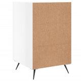 Bedside Cabinet High Gloss White 40x40x66 cm Engineered Wood 827630