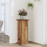Plant Stand Old Wood 33x33x80 cm Engineered Wood 852976