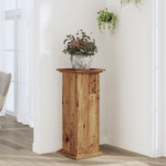 ZNTS Plant Stand Old Wood 33x33x80 cm Engineered Wood 852976