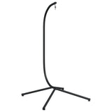Hanging Egg Chair Stand without Basket Black Steel 4007413