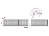 Gabion with 5 mm Wire and 5x2.5 cm Mesh 500x30x50 cm 3463660