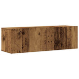 3 Piece TV Cabinet Set Wall-mounted Old Wood Engineered Wood 3329197