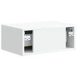 Wall-Mounted Bedside Cabinet 2 pcs White 49 x 34.5 x 20 cm 899296