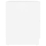 Bedside Cabinets 2 pcs White 40x40x50 cm Engineered Wood 326724