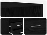 Bookcase Black oak 30 x 42.4 x 185.2 cm 3446620