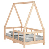 Kids Bed Frame 70x140 cm Solid Wood Pine 834456