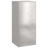 Plant Stand 3 pcs Silver Stainless steel 865831