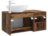 Bathroom Furniture Set 2 pcs Old Wood Engineered Wood 3404092