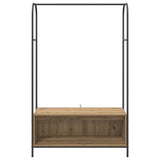 Clothes Rack Brown Oak 100 x 44 x 160 cm Engineered Wood 868456