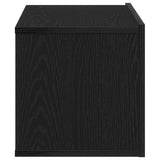 TV Cabinet 80 x 30 x 30 cm Black Oak Engineered Wood 862486