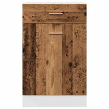 Drawer Bottom Cabinet Lyon Old Wood 50x46x81.5 cm Engineered Wood 856086