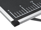 Folding Pasting Table MDF and Aluminium 300x60x78 cm 140718
