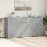 Sideboards 2 pcs Concrete Grey 79x38x80 cm Engineered Wood 3276619