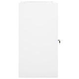 Saddle Cabinet White 53x53x105 cm Steel 339603